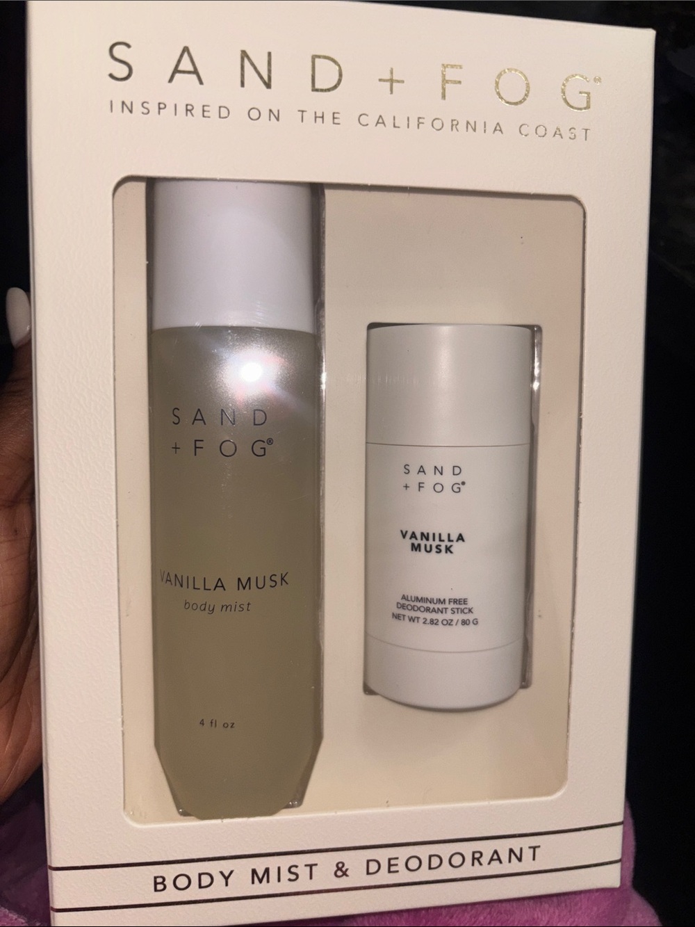 Sand + Fog Vanilla Musk Body Mist & Deodorant Set  (2-Piece)